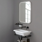 Agape Ottocento ACER07660R lavabo mural en Cristalplant | Edilceram Design