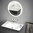 Agape Novecento XL ACER10700R lavabo suspendu en Ceramillux | Edilceram Design