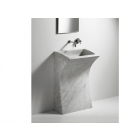 Agape Lito 3 ACER0733 Lavabo sur pied en marbre de Carrare | Edilceramdesign