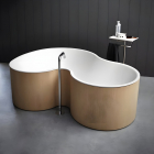 Agape Dr AVAS1090ZR Baignoire autoportante à surface solide | Edilceramdesign