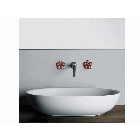 Boffi Mélangeur lavabo mural Pipe RGFP02E + RGGN02I | Edilceramdesign
