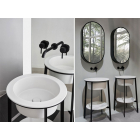 Ceramica Cielo I Catini Armoire de toilette CALAT avec vasque ronde | Edilceramdesign