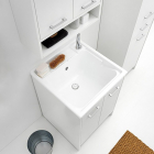 Lavabo 60x50 Blanc Colavene Domestica DL6050B | Edilceram Design