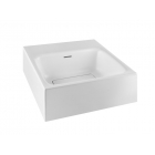 Gessi Rettangolo 37572 lavabo à poser en Cristalplant | Edilceramdesign
