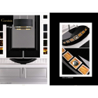 Lavabos à comptoir Verre Design Chemins d'eau privilégiés Lavabo à comptoir GONDOLA | Edilceramdesign