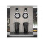Glass Design Da Vinci Tom lavabos sur pied ALUTOMTOMA02 | Edilceramdesign