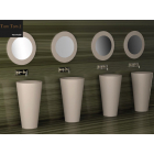 Glass Design Da Vinci Tom 2 lavabos sur pied TOMTOM2PO01 | Edilceramdesign