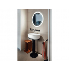 Agape Immersion ACER0708P lavabo avec colonne en cristalplant | Edilceramdesign