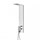 Colonne de douche en acier inoxydable brossé City Morini S935W | Edilceram Design