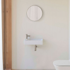 Lavabo céramique à poser/mural GSI Kube 9486011 | Edilceram Design