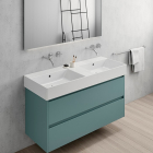 Lavabo en céramique à poser/mural GSI Kube 9425111 | Edilceramdesign