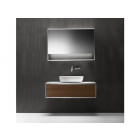 Falper Shape Evo #A1 Armoire 1 tiroir, plan de travail et lavabo intégrés 93 cm | Edilceramdesign