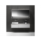 Falper Armoire Shape Evo #A5 avec 2 tiroirs asymétriques, plan intégré et lavabo à poser 153 cm | Edilceramdesign