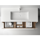 Falper 7.0 #V3A armoire 1 tiroir et lavabo mural 80 cm | Edilceram Design
