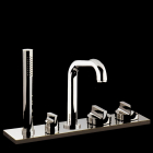 Boffi Liquid RGSL08 Mélangeur bain-douche de comptoir avec douchette et bec verseur | Edilceram Design