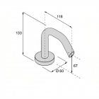 Boffi Garden RIGN03 bec de lavabo de comptoir | Edilceramdesign