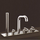 Boffi Liquid RGSL08 Mélangeur bain-douche de comptoir avec douchette et bec verseur | Edilceramdesign