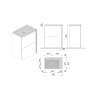 Boffi WMNWMB03 B15 armoire de toilette monobloc | Edilceramdesign