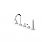 Zucchetti Simply Beautiful ZSB5474 Mélangeur bain-douche 5 trous avec douchette à main | Edilceramdesign