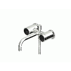 Zucchetti Savoir ZSA226 mitigeur bain/douche apparent avec inverseur et douchette à main | Edilceramdesign