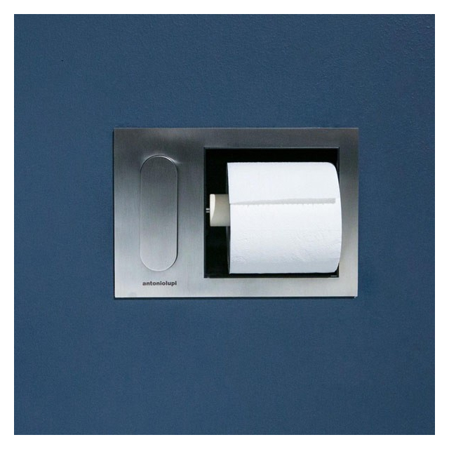Porte-rouleau et nettoyant pour toilettes Antonio Lupi CARTATENSO | Edilceramdesign