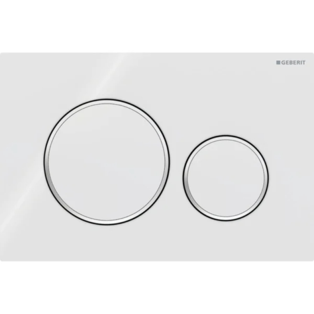 Plaque de déclenchement Geberit Sigma20 à 2 boutons 115.882.11.1 | Edilceram Design