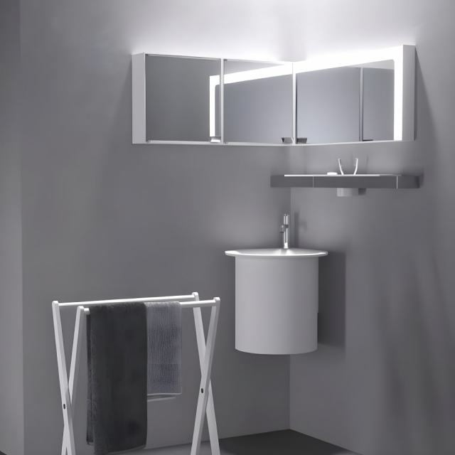 Agape 4X4 A4X4289 miroir de conteneur en aluminium | Edilceram Design