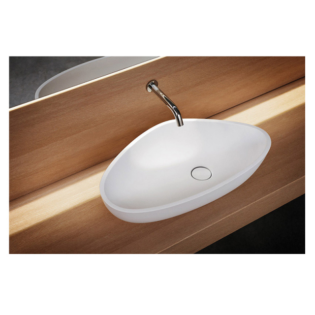 Agape Drop ACER1098Z lavabo à poser en Cristalplant | Edilceramdesign