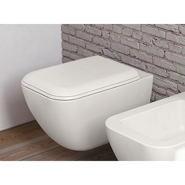 Couvercle de toilette Cielo Shui Couvercle de toilette thermodurci blanc Comfort CPVSHCOT | Edilceramdesign