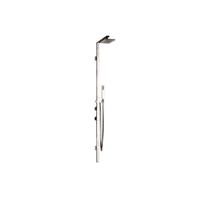 Gessi Rettangolo 23405 mitigeur thermostatique de douche avec douche de tête et douchette à main | Edilceram Design