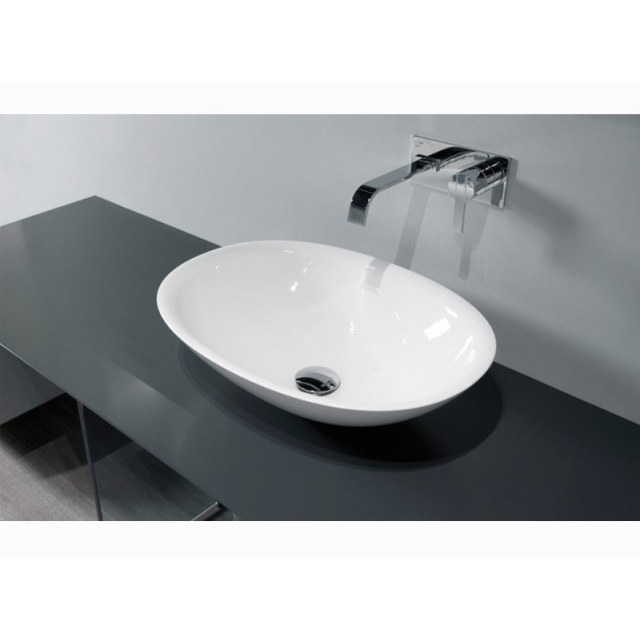 Antonio Lupi Servo SERVO54 lavabo ovale à poser en Ceramilux | Edilceramdesign