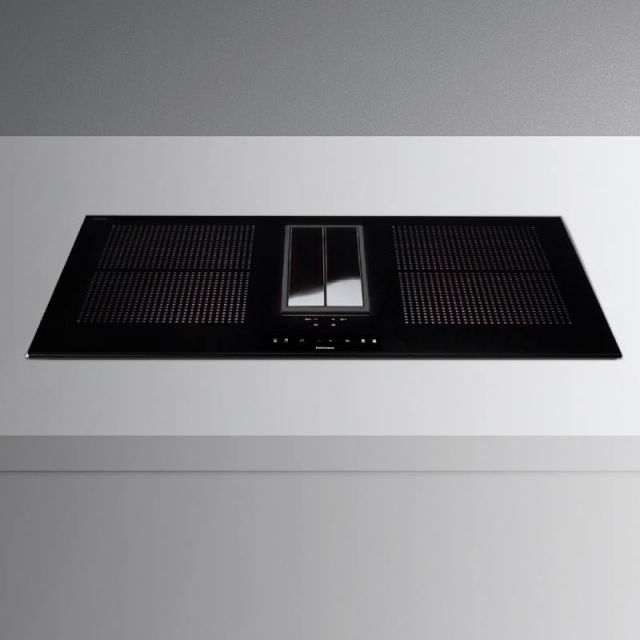Table de cuisson avec hotte intégrée Falmec Quantum CUZQ90.00P8 | Edilceramdesign