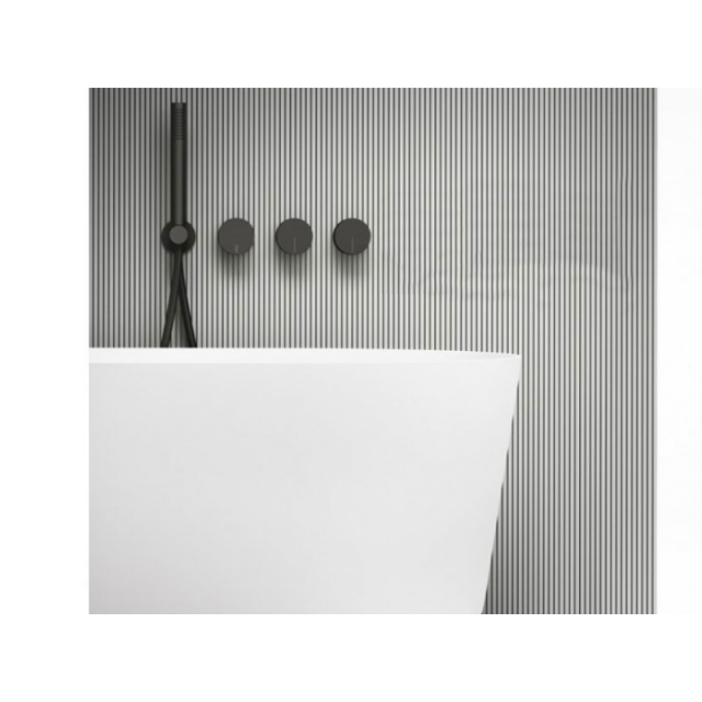 Falper Acquifero #A64 Groupe de bain mural avec bec et douchette à main | Edilceram Design