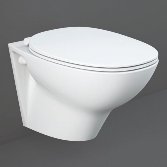 WC suspendu sans rebord Rak Morning MORWC1445AWHA | Edilceram Design