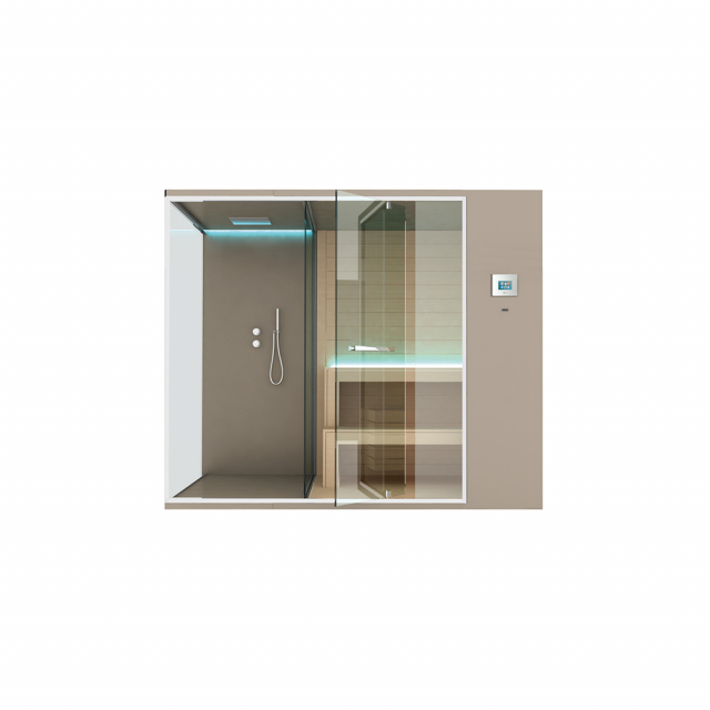 Espace Sauna + Douche Hafro Ethos SET50064 | Edilceramdesign