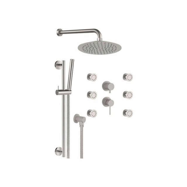 Ensemble de douche Daniel Tokyo Steel SSTX613ZP7820 | Edilceram Design
