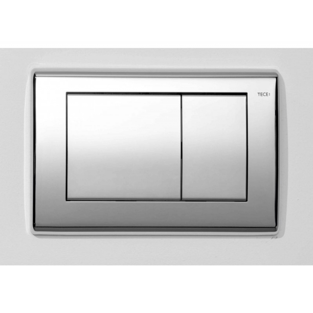 Plaques de toilette Tece Tece planus plaque de toilette externe en acier à double bouton 9.240.322 | Edilceramdesign