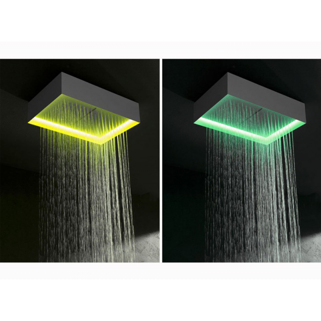 Pomme de douche plafonnière Antonio Lupi FUORIMETEO20C avec LED | Edilceramdesign